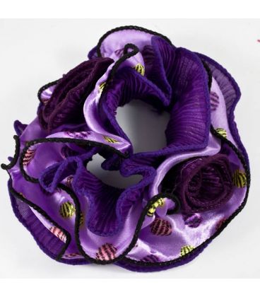 Резинка атласная жатка.,полоса, горох