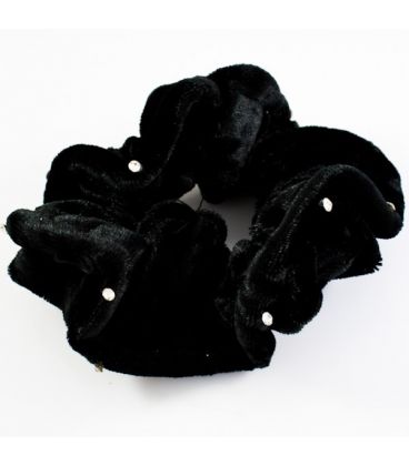 Резинка велюр со стразами