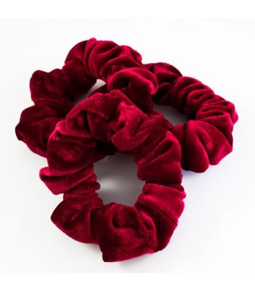 Резинка велюр узкая, цвет в асс.