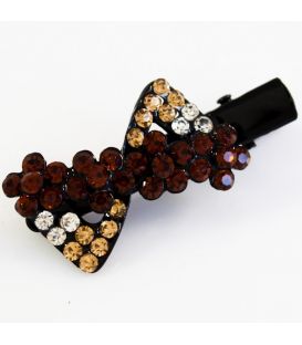 Заколка бок.5см(черн.,зол.),цвет.стр.