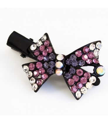 Заколка бок.5см(черн.,зол.),цвет.стр.