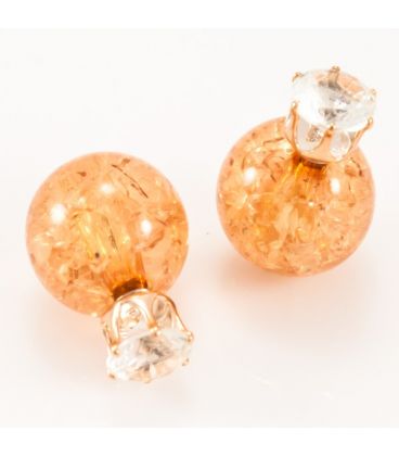 Сережки кульки Dior зі Стразом