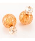 Сережки кульки Dior зі Стразом