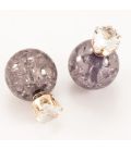 Сережки кульки Dior зі Стразом