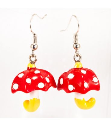 Сережки-пластик (Розмір: ~2 см.)