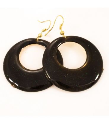 Серьги металлические с эмалью