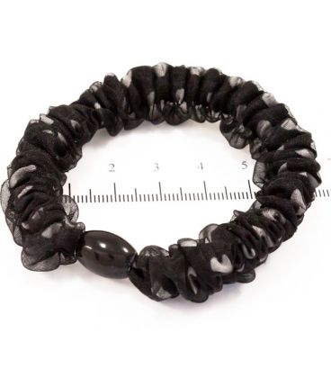 Резинка шифоновая с бусиной яркая