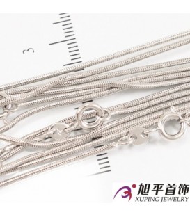 Ланцюжок родіум "снейк" 0,1/60 см