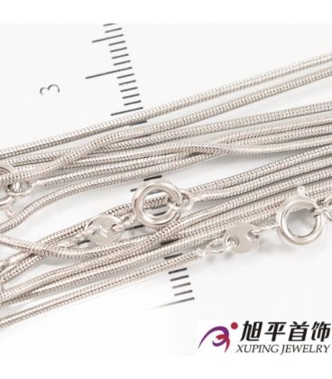 Ланцюжок родіум "снейк" 0,1/60 см