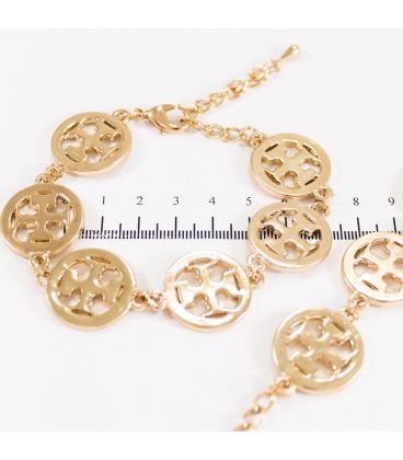 Браслет-ланцюжок у стилі "Tory Burch"