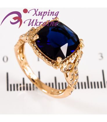 Кільце позолочене "Блиск та Розкіш"