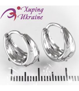 Сережки Xuping родіум Звужена крапля
