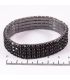 Браслет 4 ряди, черн.