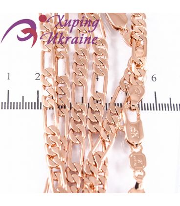 Ланцюжок позолота "картка" 0,6/60 см (Медичне золото)