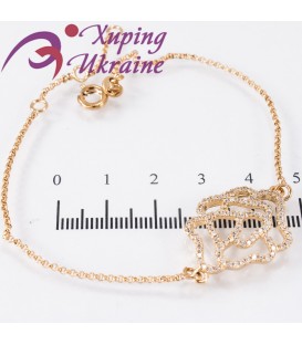 Браслет лимонне золото (Роза)