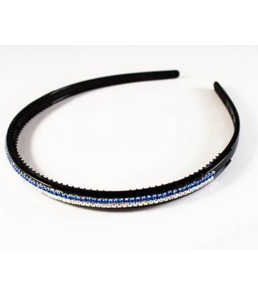 Обруч пластиковий 2 ряди страз