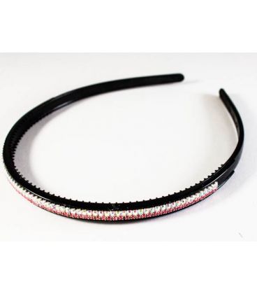 Обруч пластиковый 2 ряда страз