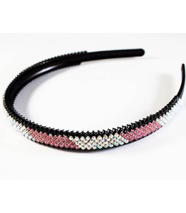 Обруч пластиковый 5 рядов мелких страз