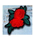 Брошка-нашивка Квіти 6,5х8 см