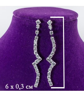 Серьги "Молния" 