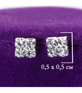 Серьги "Квадрат"