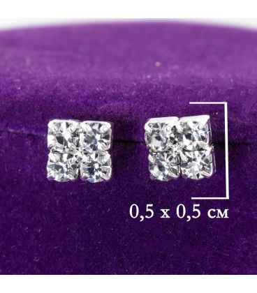 Серьги "Квадрат"