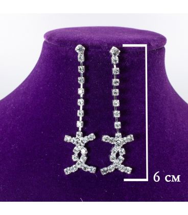 Сережки "Шанель на нитці"