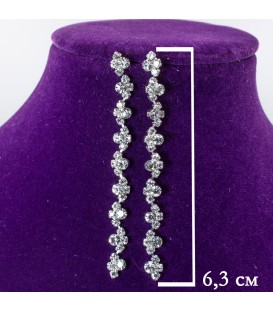 Серьги Тонкая волна