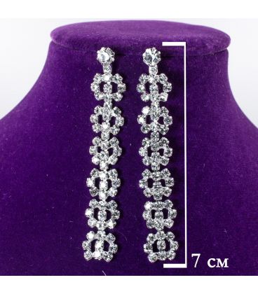 Сережки 6 ажурних кіл