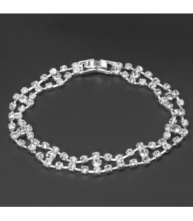 Браслет м'який "Дві нерівні лінії"