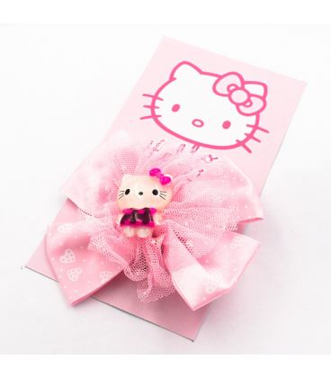 Заколка "Китти на банте" 1 шт.