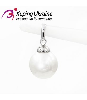 Кулон родіум Перли