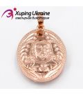 Підвіска позолота Ладанка овальна Ісус