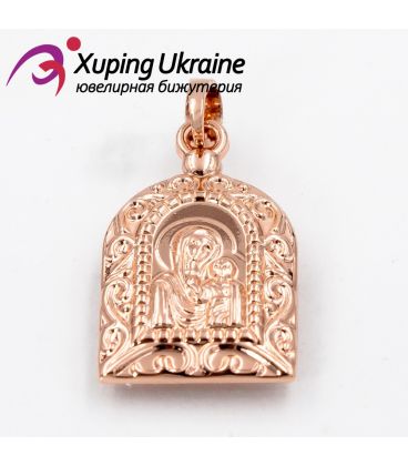 Подвеска позолота Ладанка Богородица в рамке 