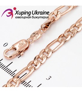 Ланцюжок позолота "картка" 0,5/60 см (Медичне золото)