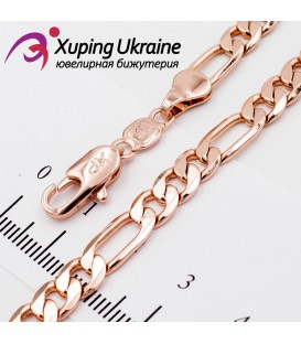 Цепочка позолота плетение картье 0,6/55 см