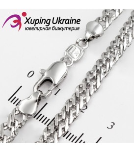 Ланцюжок родіум "ромби" 0,5/50 см