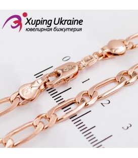 Цепочка позолота Картье 1к1му 0,5/60 см