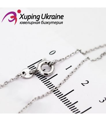 Цепочка Xuping якорное плетение 0,1/45 см родиум