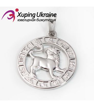Підвіска родіум "Знаки зодіаку" (лев)