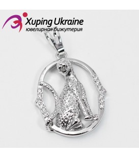 Подвеска родиум "Пантера"