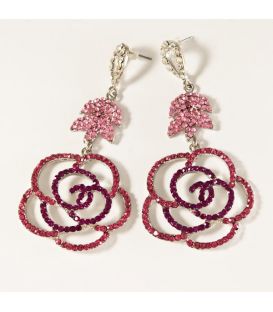 Серьги-гроздь "Роза" 8 см.