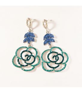 Сережки вечірні "Троянда"