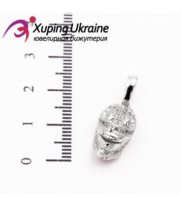 Подвеска родиум "Маска" 