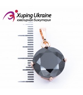 Подвеска позолота Крупный камень 
