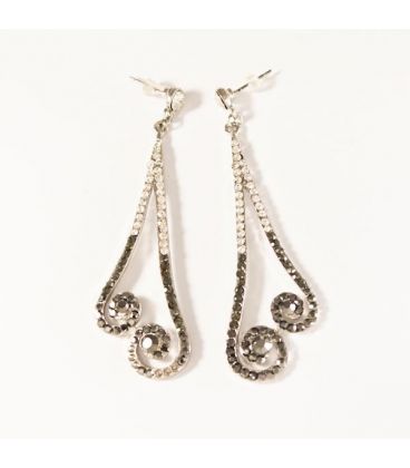 Сережки вечірні "Завитки"