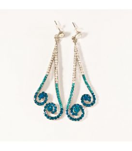 Сережки вечірні "Завитки"