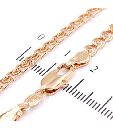 Цепочка позолота плетение "лав" 0,4/60 см