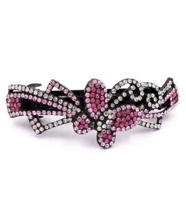 Заколка-Автомат дрібні стрази