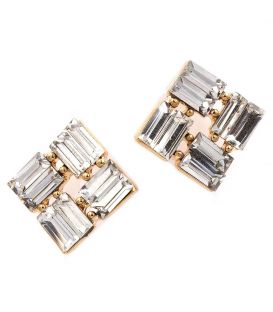 Сережки "Ромб у квадр.в стор."